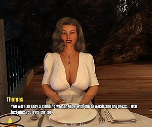Romanttinen kohtaaminen kauniin kypsämuumin ja nuoremman miehen kanssa isoäidin palatsissa - ep56