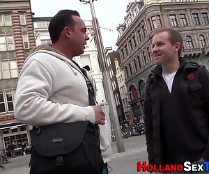 Holenderki prostytutka dostaje wytrysk
