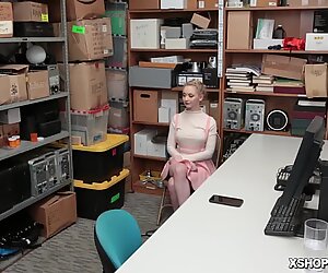 Athena Rayne screams as her tight pussyt gets railed so hard like a spreadeagle