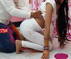 Holi special- yourpriya ha apprezzato i fratelli enormi verga in figa