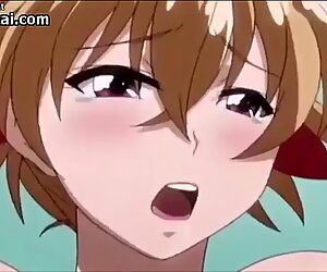 Hentai sexy girl with massive tits gets fucked