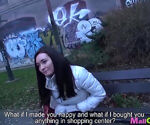 Four amateur girls fucking on public for shopping free