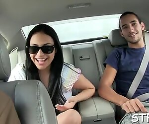 Sensual and wild car wash