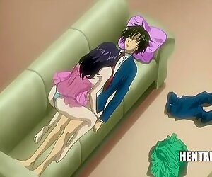 Milf vogliosa beccati masturbazione e seduce nipotino-hentai con eng subs
