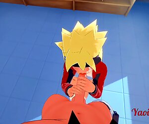 Boruto naruto - näkökulma kiba x boruto runkkaus, suihinotto &_ anaali kermapiirakka ja mälli suussa - yaoi 3d