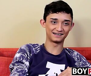 Indian dude Casey Xander enjoys his solo session time