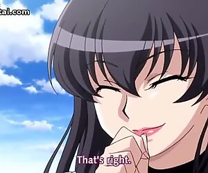 Hentai tettona hot ragazza aiuta il ragazzo a sperma
